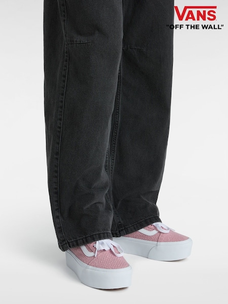 Vans Womens Pink Old Skool Stackform Trainers (891381) | €114