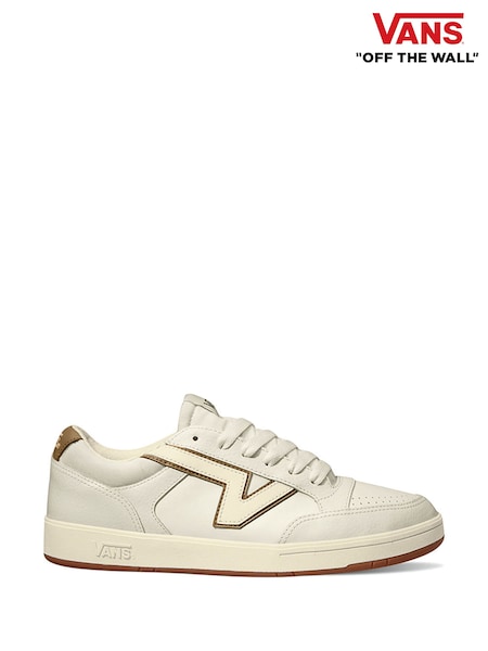 Vans Mens Cream Lowland Trainers (891707) | 469 LEI