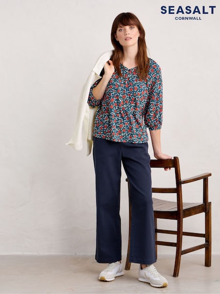 Seasalt Cornwall Garlanding Jersey Top (893095) | 187 LEI