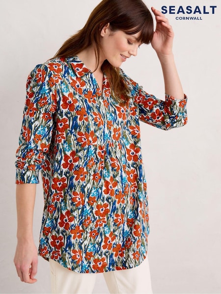 Seasalt Cornwall Fal Water Printed Tunic (893523) | 42 €