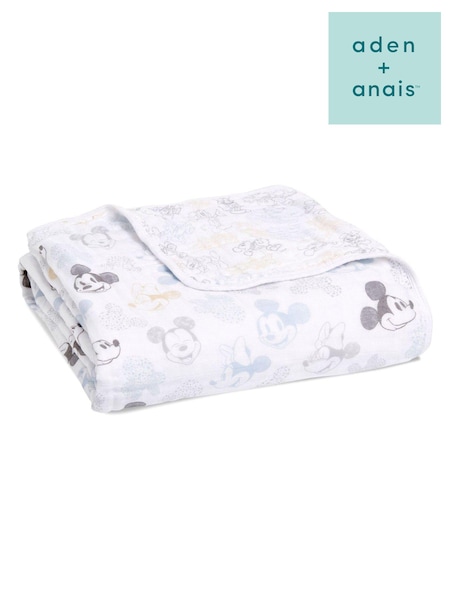 aden + anais White Rising Star Dream 100% Cotton Muslin Blanket (893762) | 247 QAR