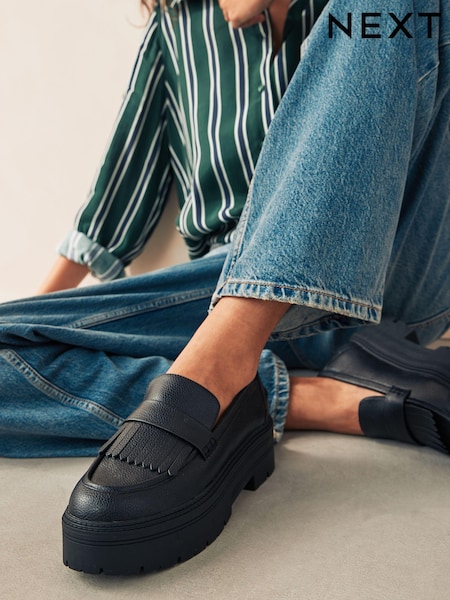 Forever Comfort Chunky Fringe Loafers (894013) | ‏98 ر.س.‏
