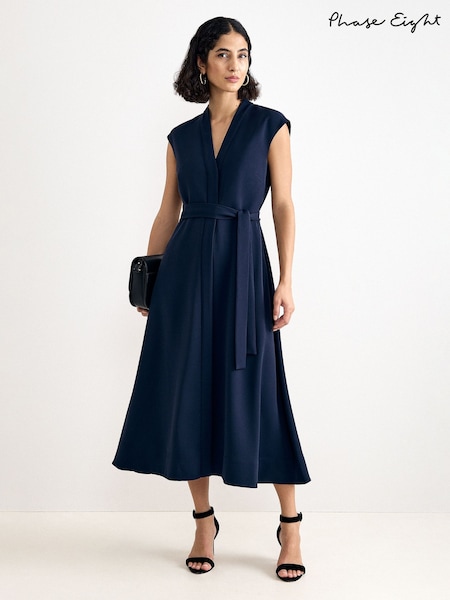 Blue - Phase Eight Julie Midi Dress