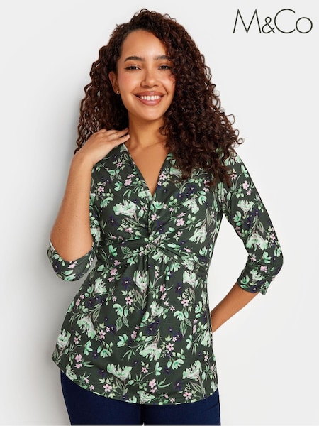 Grün - M&Co Twist Front Top (894615) | 9 €