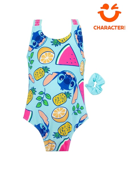 Character Yellow Blue Disney Lilo and Stitch Swimsuit and Scrunchie Set (894660) | €27