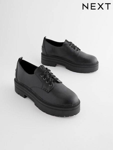 črna - Forever Comfort® Chunky Lace Up Shoes (895028) | € 22