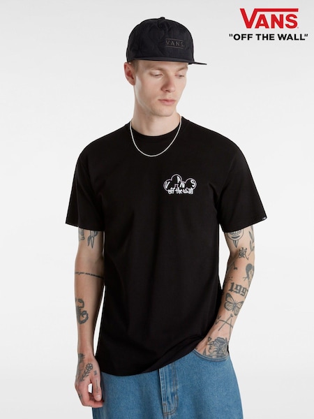 Vans Mens 100% Cotton Scuttle Black T-Shirt (895706) | €21