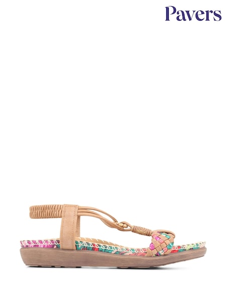 Ruskea - Pavers Pavers Flat Strappy Sandals (895906) | €47