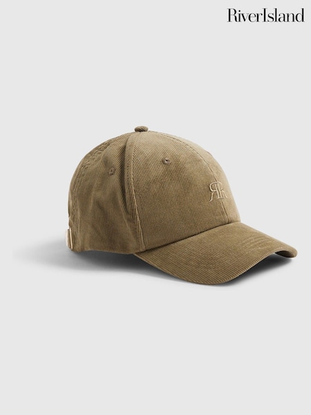 Green - River Island Corduroy Cap