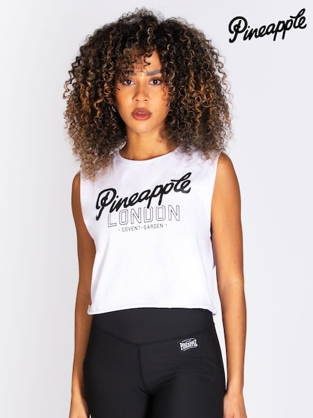 Valkoinen - Pineapple naisten Hihaton-liivi 100% puuvillaa (896468) | €28