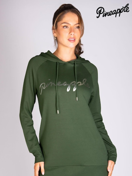 Verde - Pineapple Womens Longline Hoodie (896502) | 51 €