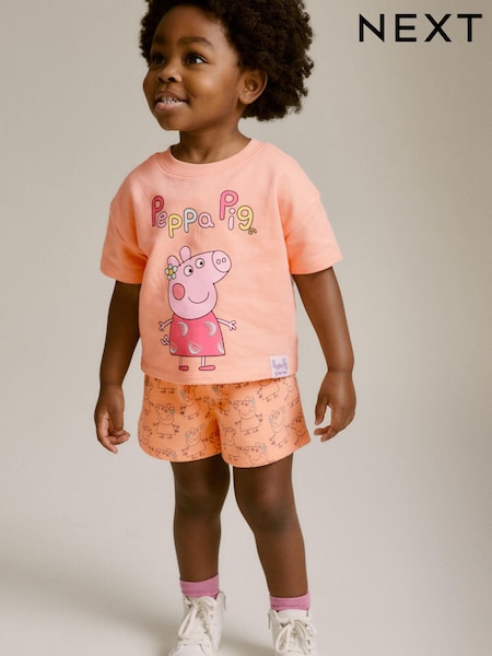 Pink Peppa Pig T-Shirt & Shorts Set (3mths-7yrs) (896839) | €9 - €12