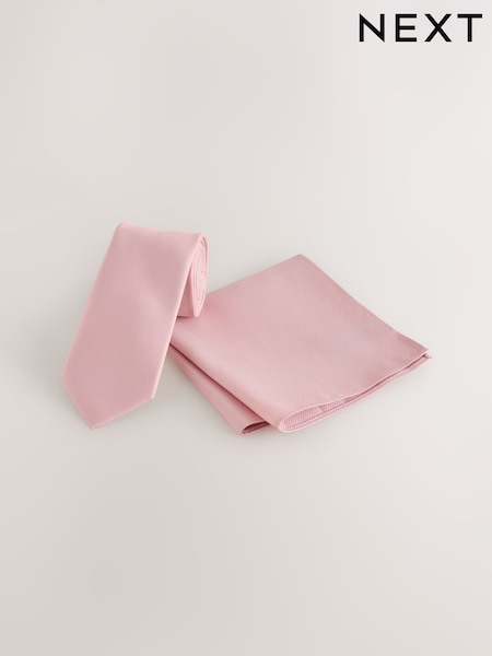 Roz - Regular Tie And Pocket Square Set