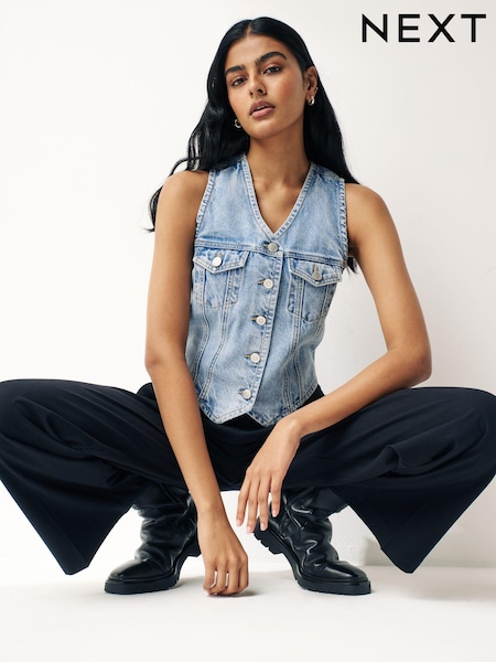 Mittelblau - Denim Waistcoat (896998) | 17 €
