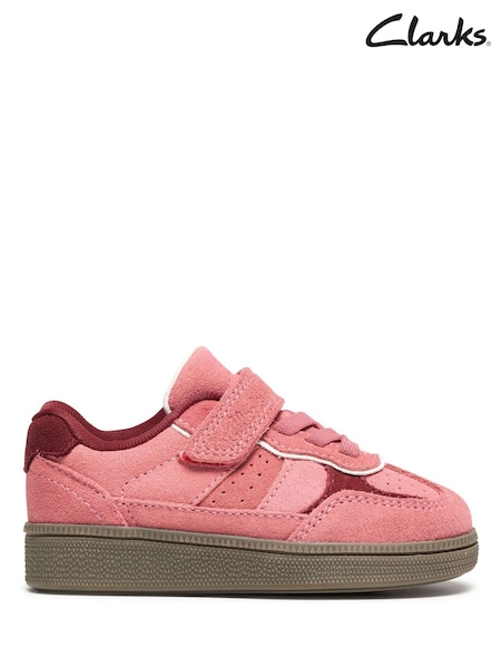 Pink - Clarks Cypress Pop Toddler Trainers