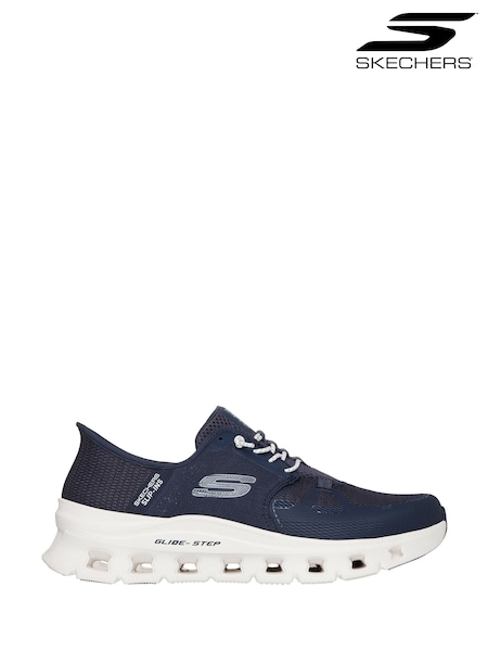 Blue - Regular Skechers Glide-step Pro Trainers