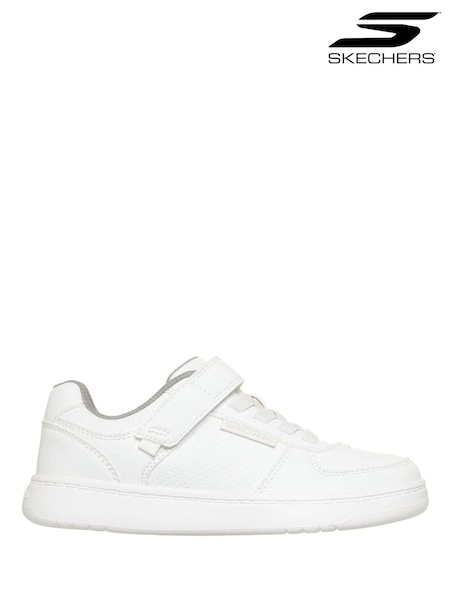 White - Skechers Quick Street Lite Trainers