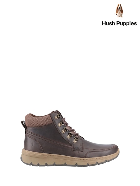 Brown - Regular Hush Puppies Nixon Ankle Boots