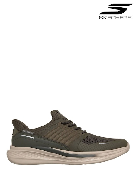 Grün - Regular Skechers Slade Luther Trainers