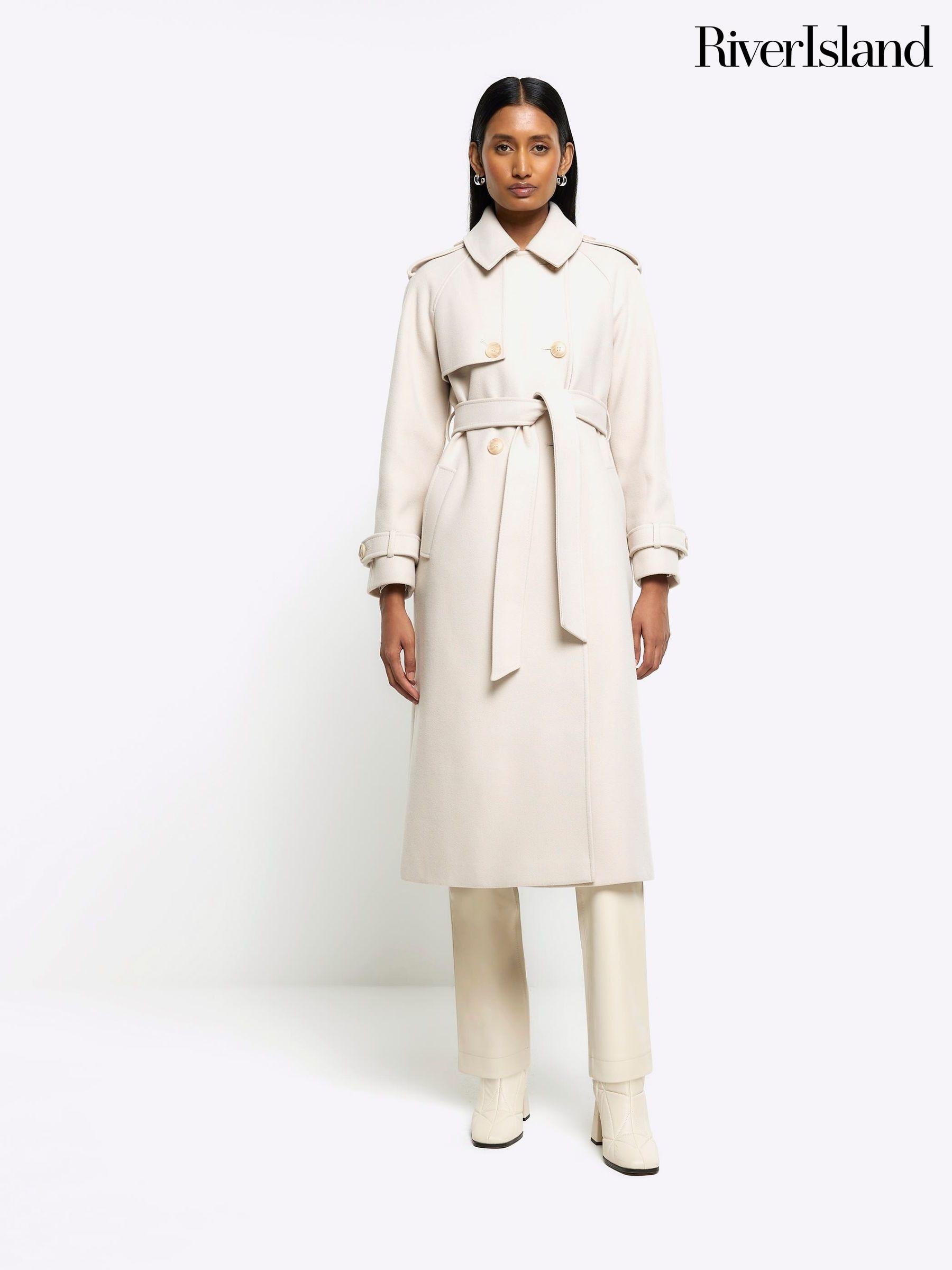 Women s Coats River Island Long Sleeve Coatsandjackets Next Oman