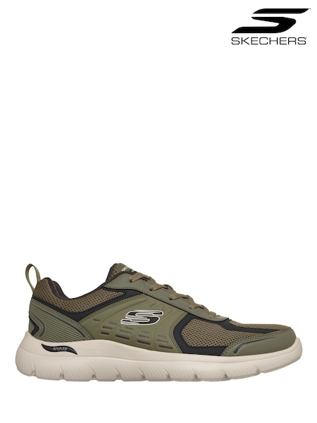 Green - Regular Skechers Arch Fit Summits Leege Trainers