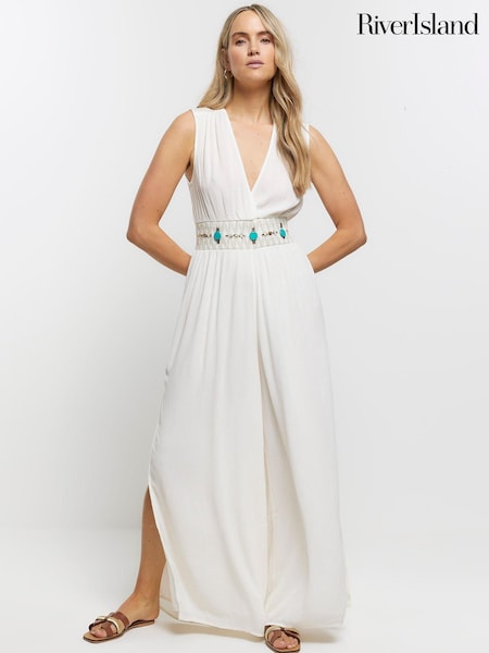 River Island Plunge Embellished Jumpsuit (899027) | €16