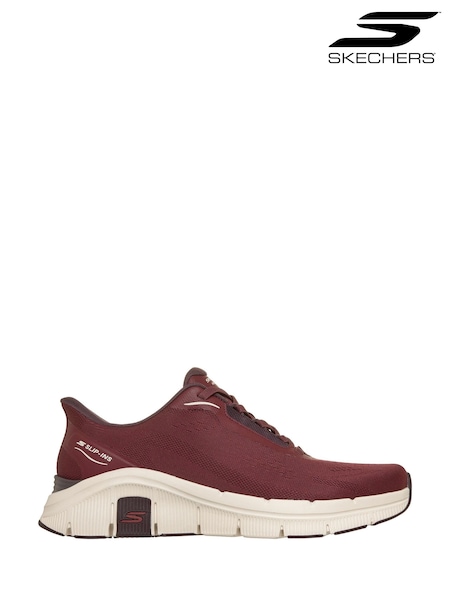 Red - Regular Skechers Relaxed Fit Flex Zayder Trainers