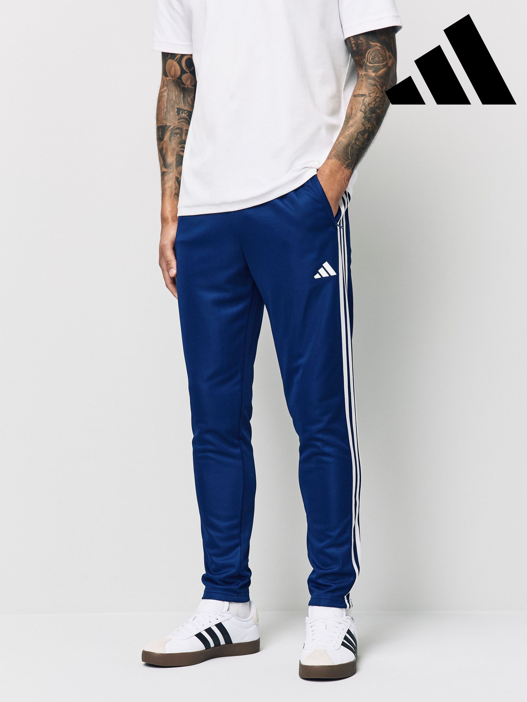 Jogging bleu adidas clearance