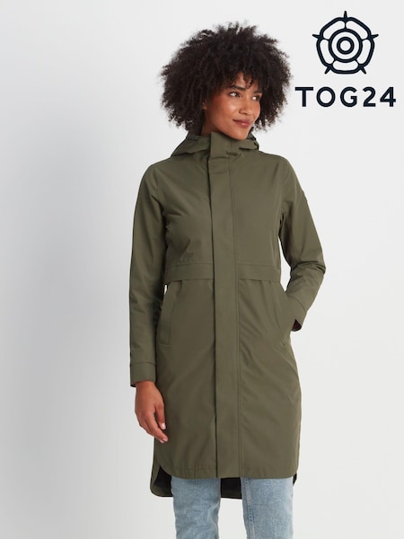 Tog 24 Green Long Saunter Waterproof Jacket (8M1760) | €146