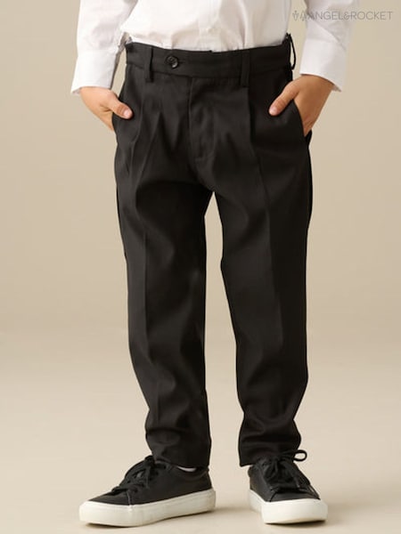 Black - Angel & Rocket Tanner Tuxedo Trousers