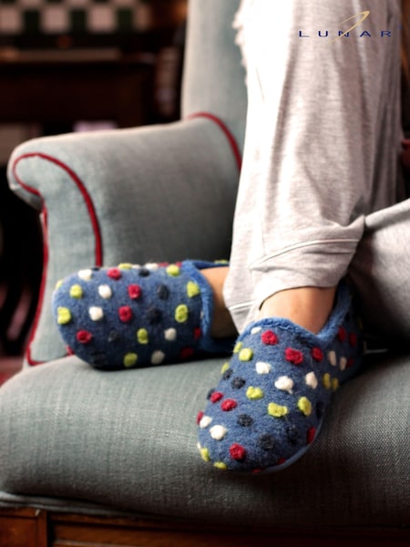 Lunar Helix Polka Dot Slippers (901376) | ₪151