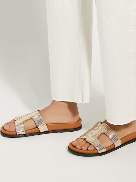 Dune London Animal Loupa Footbed Smart Slides (901532) | €60