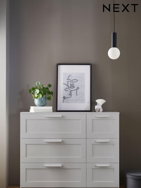 Grey Flynn 6 Drawer Chest of Drawers (902605) | €365