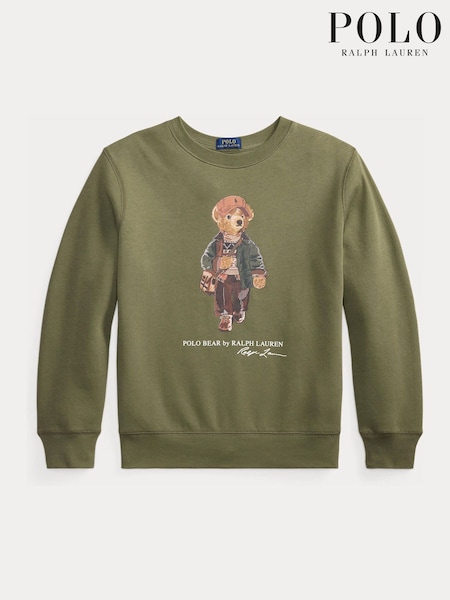 Green - Polo Ralph Lauren Polo Bear Graphic Jersey Sweatshirt