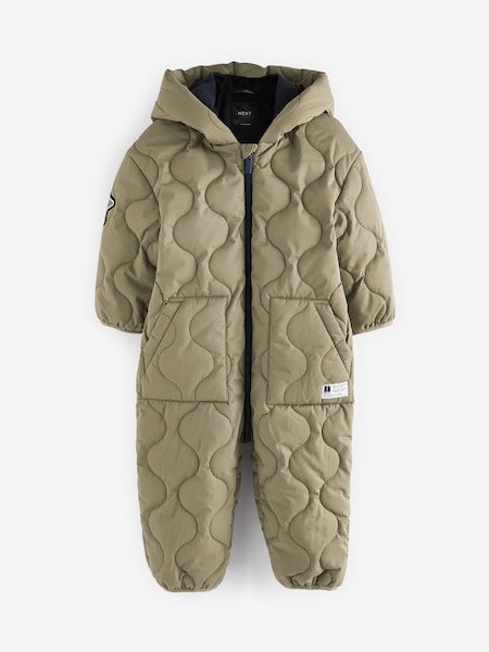 Vert kaki - Quilted Snowsuit (3mths-7yrs) (902887) | € 15 - 16 €