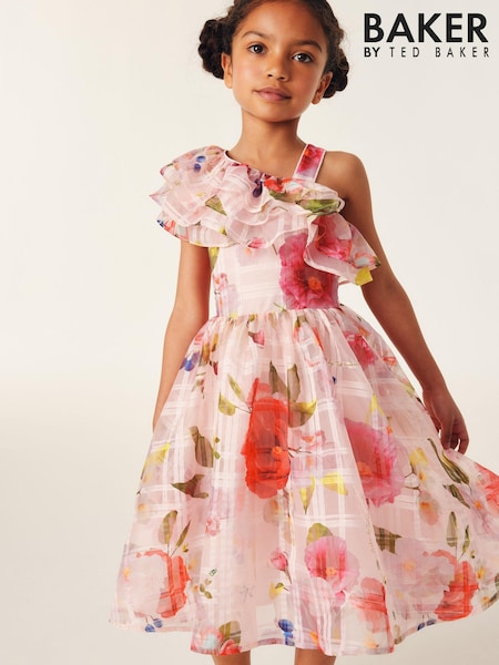 Baker by Ted Baker Floral One Shoulder Burnout Dress (902977) | 44 € - 48 €