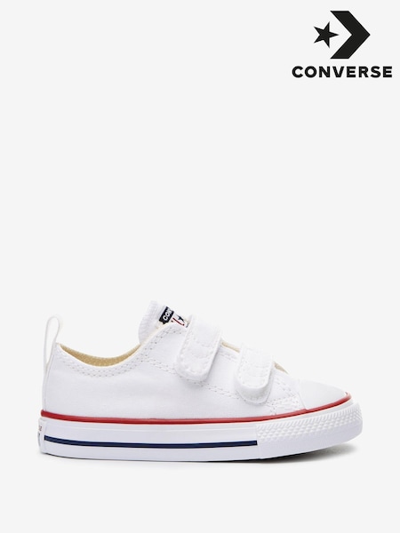 Converse White Chuck Taylor 2V Infant Trainers (903061) | CA$87 - CA$91