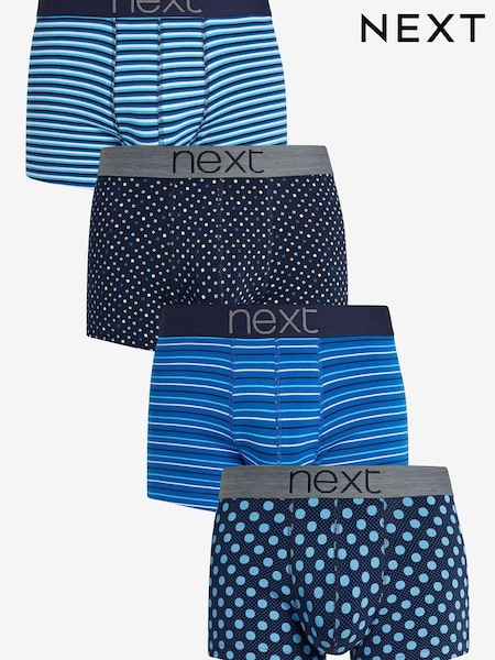 Blau - 4er-Pack - Hüftboxershorts, 4er-Pack (903319) | 27 €