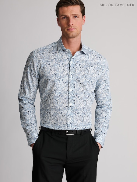 Ақ - Regular Brook Taverner Cotton Shirt