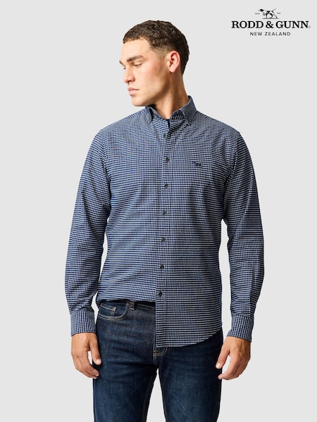 Blue - Regular Rodd & Gunn Oxford Riverhead Check Shirt