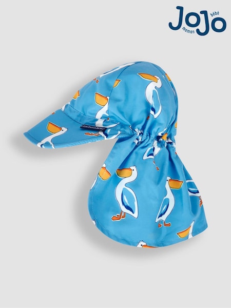 JoJo Maman Bébé Blue Pelican UPF 50 Sun Protection Hat (904652) | €23
