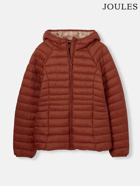 Joules Bramley Red Showerproof Packable Padded Coat (904668) | €20.50