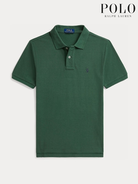 Dark Green - Polo Ralph Lauren Cotton Pique Polo Shirt
