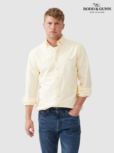 Yellow - Regular Rodd & Gunn Oxford Shirt