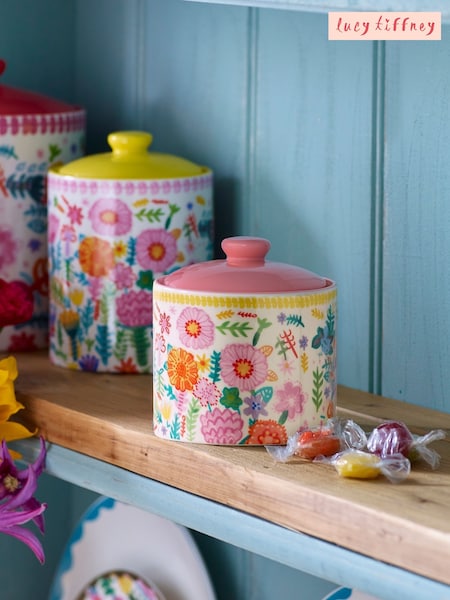 Lucy Tiffney Floral Small Storage Jar (905987) | €20