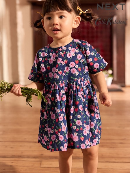 Cath Kidston Navy - Floral Relaxed Summer Dress (3mths-8yrs) (906161) | 19 € - 28 €