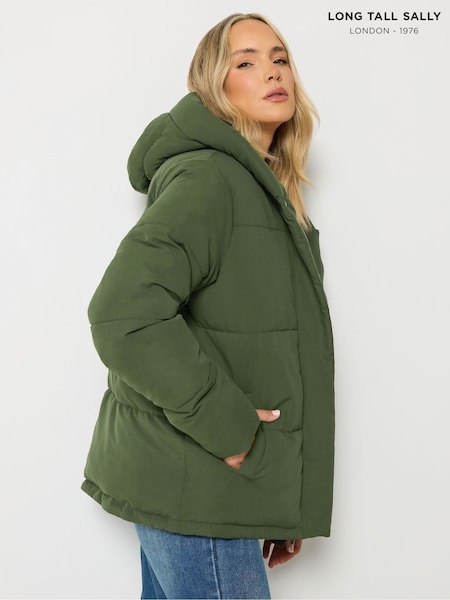 Grün - Long Tall Sally Short Padded Jacket