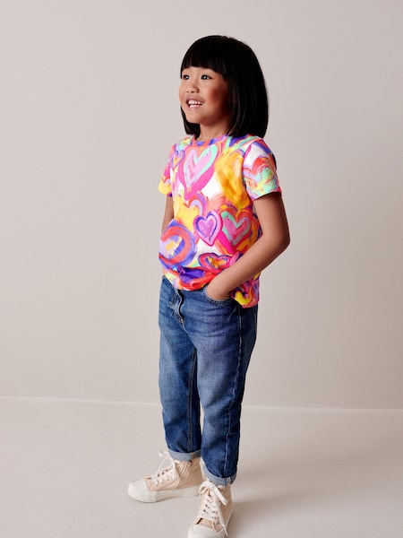 Bright srce; srčast - 100% Cotton T-Shirt (3-16yrs) (906935) | € 4 - € 7