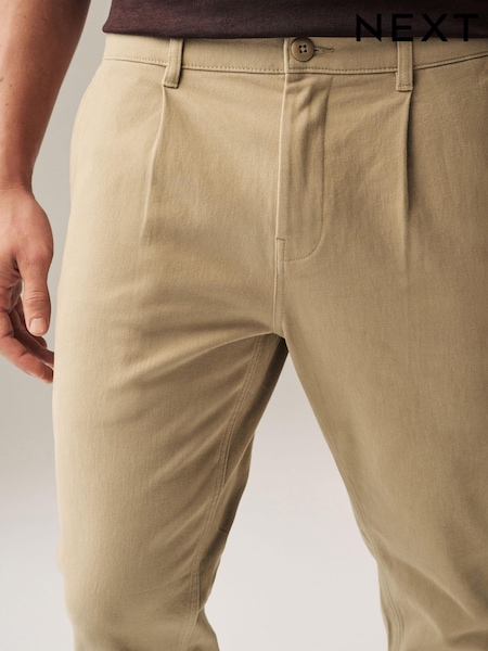 Neutral Brushed Cotton Soft Touch Chino Trousers (907298) | €7