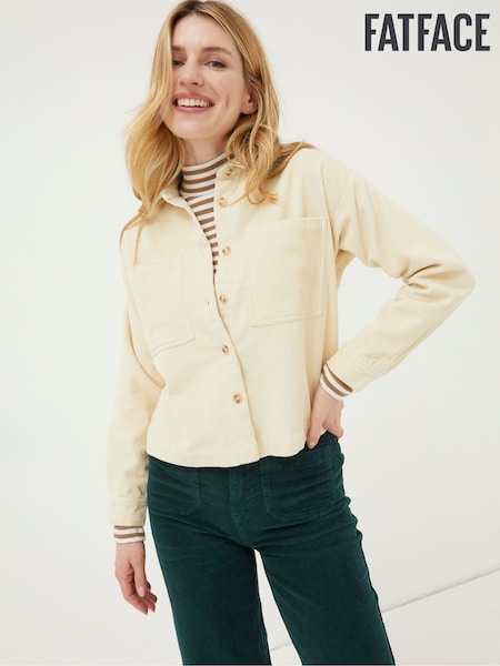 FatFace Cream Combe Relaxed Cord Shirt (909062) | €30.50